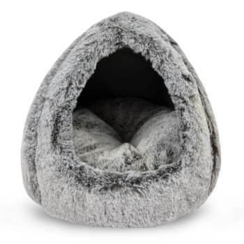 Katzenbett - Katzenhöhle - 33x26 cm - Farbe grau